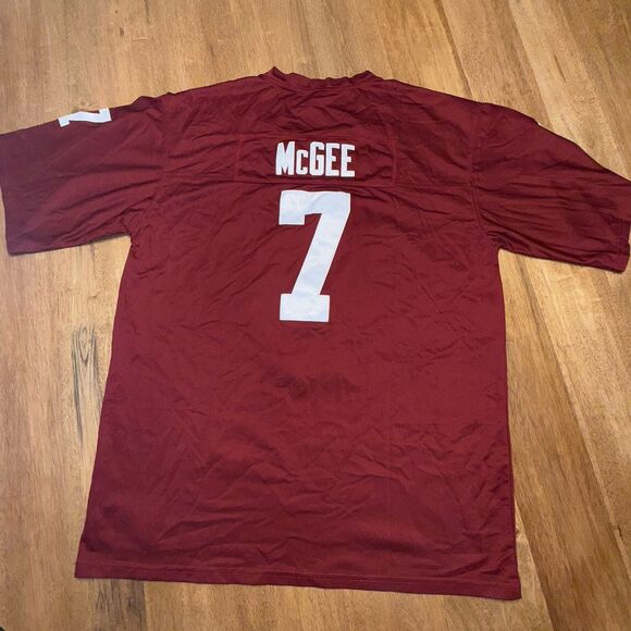 Texas A&M Aggies Jersey Maroon White XXL #7 McGee STITCHED - Picture 2 of 14